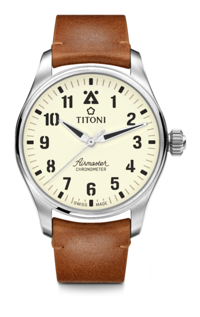 梅花Airmaster钛金属腕表43mm休闲运动男表