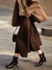 【3天发货！一条过冬！优雅加厚羊毛蚕丝赫本风半身裙】 高品质八片立体裁剪 手感软糯 温暖舒适 MWX 商品缩略图0