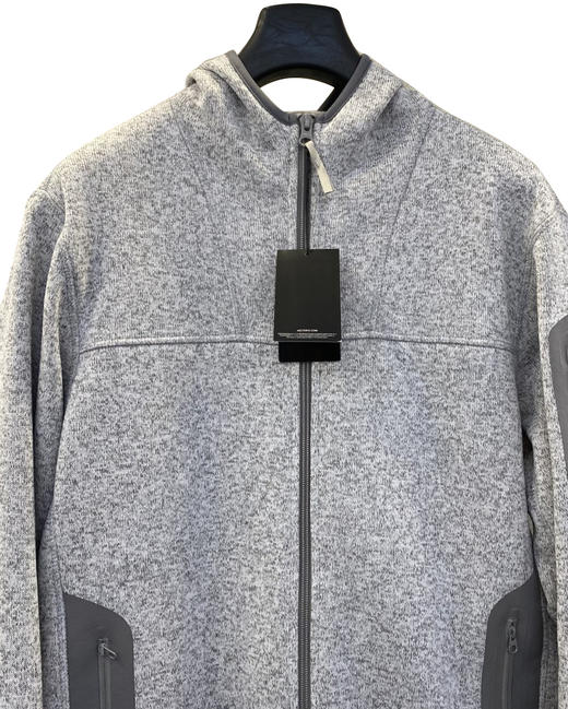 中性款刺绣针织连帽外套hu003 商品图2