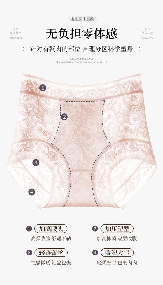 ADY2888法式蕾丝双层内裤 商品图12