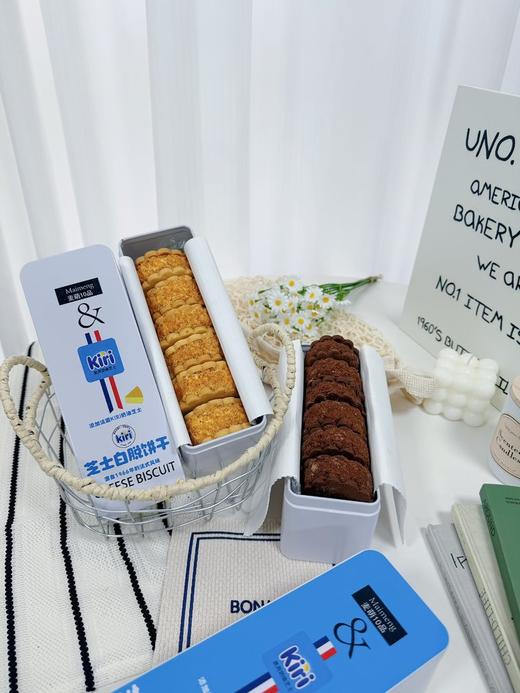 麦萌10品&Kiri·芝士奶酪白脱夹心饼干｜外层采用进口黄油、杏仁粉做成的沙布列饼干，内夹冰淇淋口感的特调奶霜，口感丝滑，入口即化 商品图4