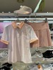 公鸡家春夏新款女士中袖撞色polo衫，POLO翻领撞色W222193 商品缩略图3