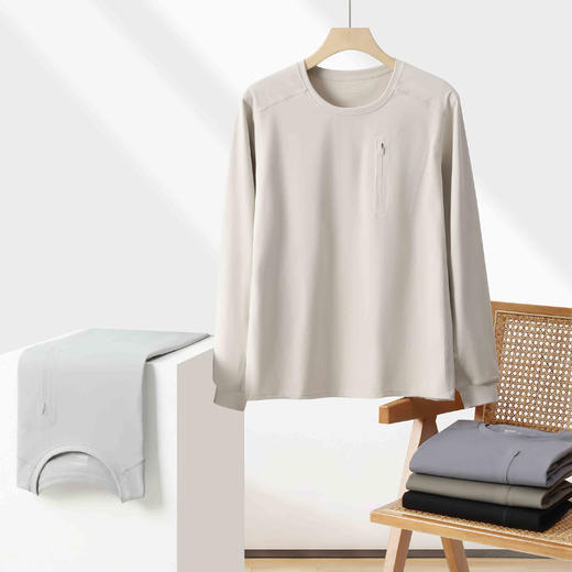 LUCKY DEER/幸运鹿男女款轻量化多功能圆领速干衣 商品图0