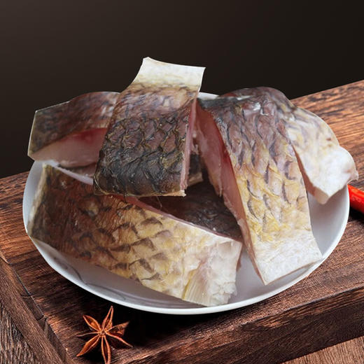 【供销优选】徽州特产风干草鱼块徽式草鱼干农家自腊味咸货 商品图2