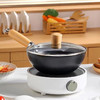 【无涂层导热均匀❗️高精纯铁用料扎实】日式小铁锅窒化不粘锅一人食小锅通用炒菜锅平底不粘锅极铁炒锅新。jb 商品缩略图1