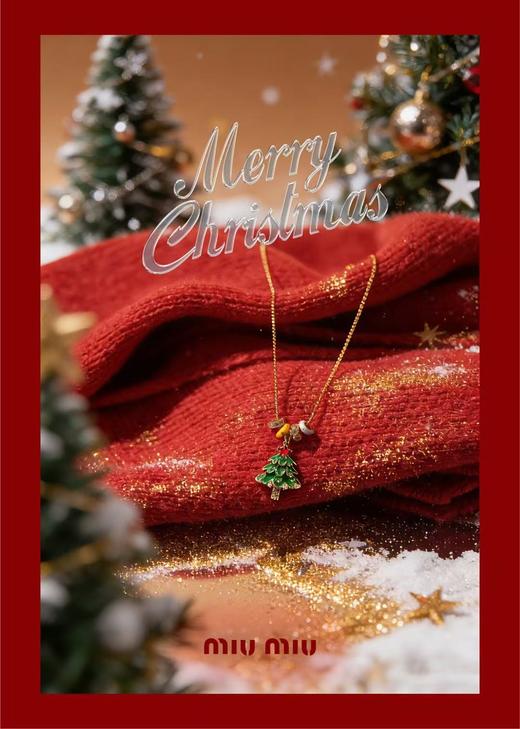 贸易公司订单！miu圣诞系列 许愿树锁骨链! 商品图5