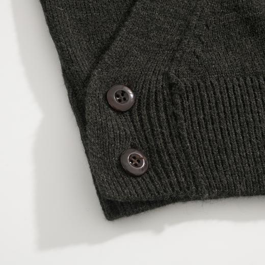 男款混纺羊毛针织开衫毛衣hu013 商品图2
