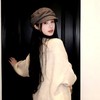 【特妮娜 山本羊毛堆堆帽】加宽短帽檐 修饰脸型 可调节帽围 柔软亲肤 久戴不闷不勒 精密紧实针脚 商品缩略图3