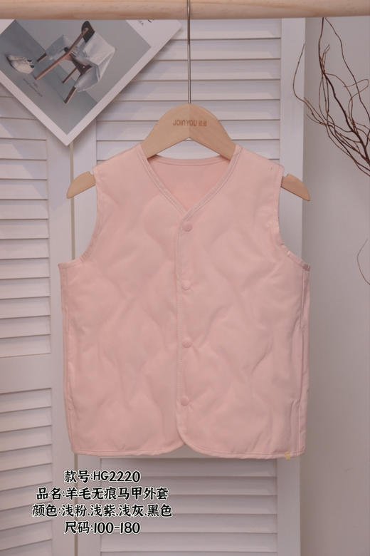 羊毛无痕马甲外套 商品图2