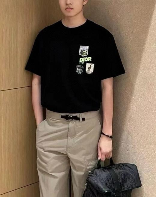 中性款logo刺绣短袖T恤lv010 商品图3