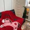 【品牌直发】加倍生活 新年款红色好运马半边绒针织毯 马年限定系列 年货节毛毯毯子  赠送手提袋 商品缩略图4
