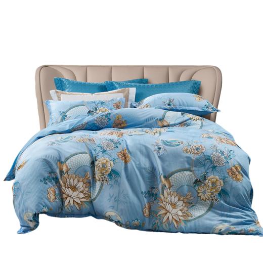 富安娜（FUANNA）磨毛四件套- 碧波微漾203*229cm 商品图1