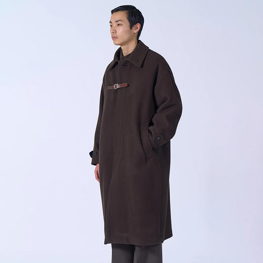 YOKE Melton Big Balmaccan Coat 宽松廓形羊毛大衣 商品图1