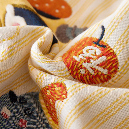 【品牌直发】加倍生活 全棉纯棉卡通儿童枕巾-马上有福  马年限定系列 年货节焕新 商品图7