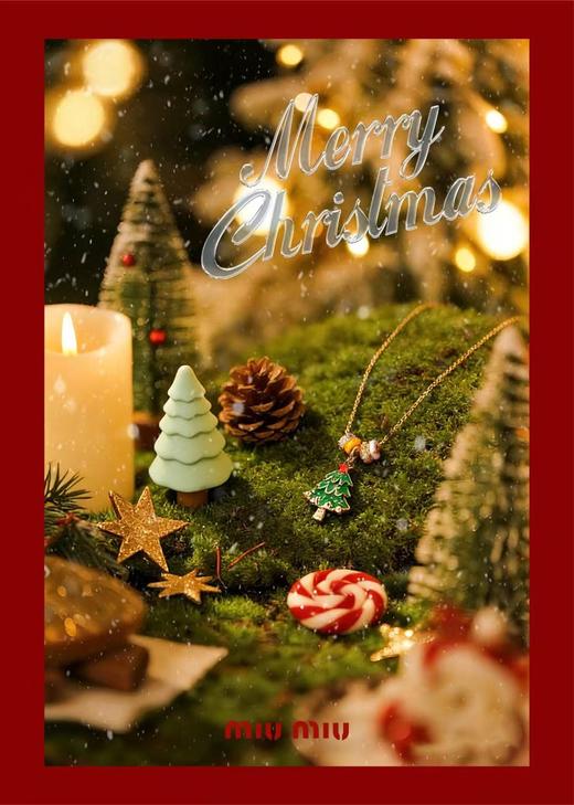 贸易公司订单！miu圣诞系列 许愿树锁骨链! 商品图4