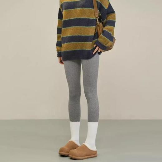 [屁侠推荐]安第斯山羊绒打底裤 晓星氨纶 保暖自发热  提臀显瘦 九分裤 商品图2