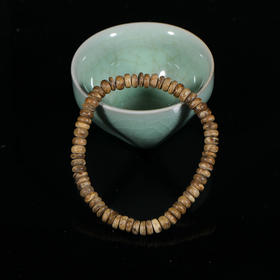 AN1210-19 柬埔寨虎斑棋算盘珠 6.4mm 3.50g