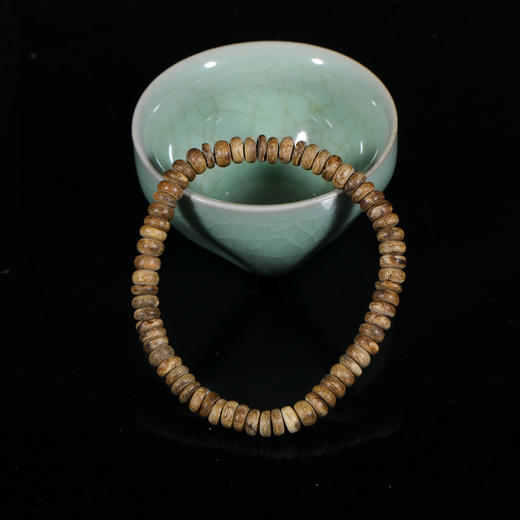 AN1210-19 柬埔寨虎斑棋算盘珠 6.4mm 3.50g 商品图0