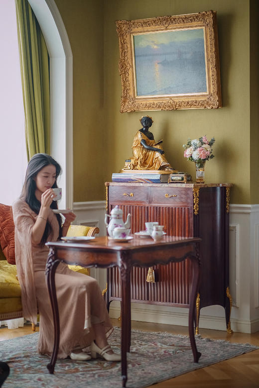 独角鹿西洋古董19世纪末欧洲出品古典人物主题铜鎏金装饰青铜雕塑《雅典娜》 商品图1