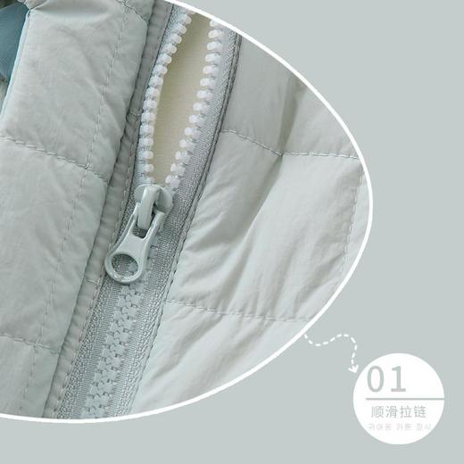 婴儿秋冬衣服两件套2025新款a类卡通一岁男宝宝薄棉保暖棉服套装 商品图2