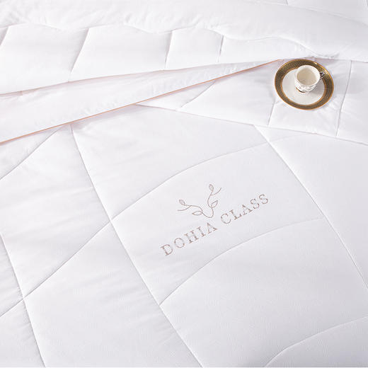 多喜爱 臻品绵羊毛生物绒亲肤加厚冬被/子母被 cs【超细羊毛】【60S全棉提花】【柔软贴身】【温暖舒适】分区保暖 精致烫钻 多种厚度 皮质手提包 商品图7