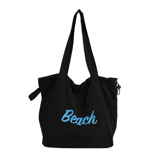 【新款字母帆布包】韩版外出通勤简约托特包 高颜值大容量单肩手提包  商品图4