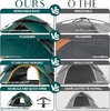 美国 AKOZLIN 露营帐篷 3-4 人 2合1双层即时弹出式防风防雨帐篷X0020ZZNK3 徒步露营背包旅行 商品缩略图4