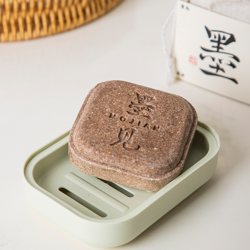 墨见 何首乌侧柏叶草本洗发皂 打造蓬松秀发 90g/块