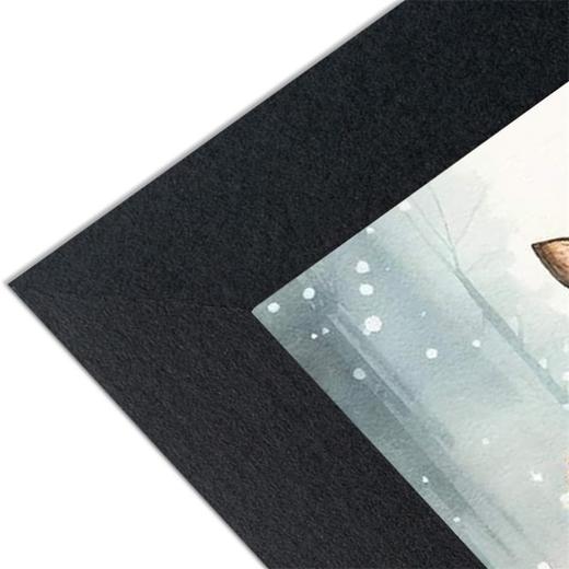 墙面艺术相框 大号海报框 高级纤维板壁挂式画框  用于墙面画廊、卧室、客厅（黑色） 商品图5