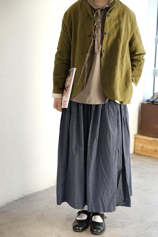 apuntob 森林绿羊毛棉休闲西装夹克 商品图2