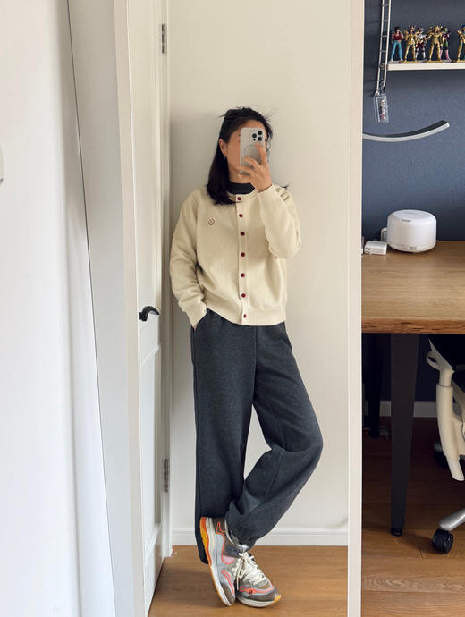 25冬--新年笑脸刺绣彩扣毛衣针织开衫【包邮+三天无理由退换】 商品图6