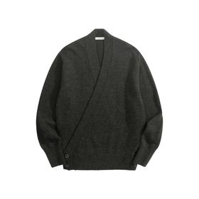 男款混纺羊毛针织开衫毛衣hu013