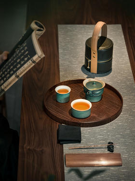 【预售7天】万仟堂旅行茶具套装家用一人高颜值户外茶具套装便携式茶具三星堆 瓷器商品不支持七天无理由