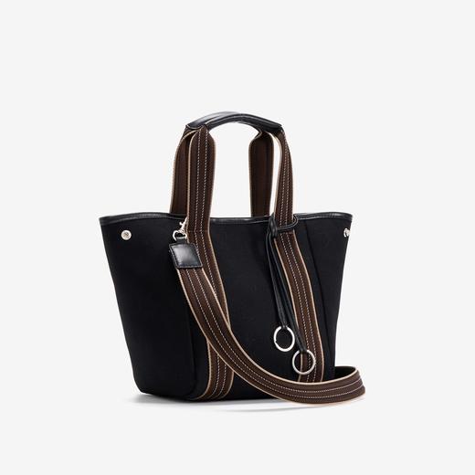 YUMCHIC/有且.菜篮子设计师款细条纹通勤手提水桶包高级感可斜挎（三天内发货） 商品图7