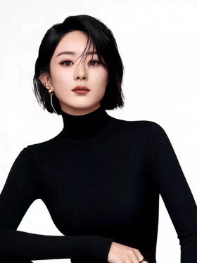 半中高领打底羊毛衫