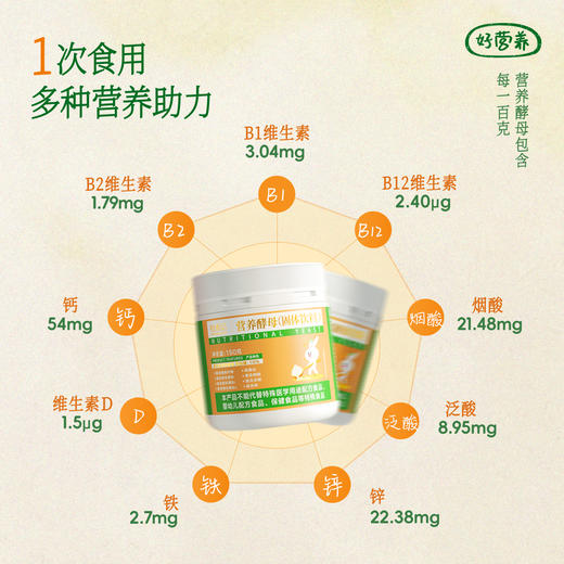 妆食记 营养酵母(谷胱甘肽）150g罐 商品图3