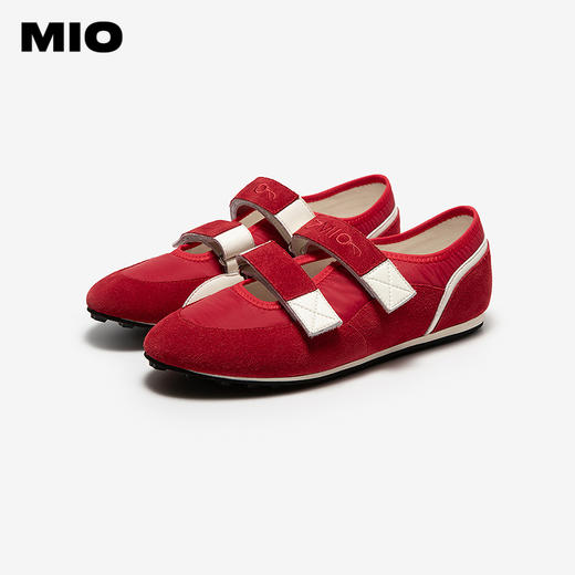 MIO米奥运动玛丽珍鞋薄底2026春季新款魔术贴运动休闲德训单鞋女M261461801 商品图2