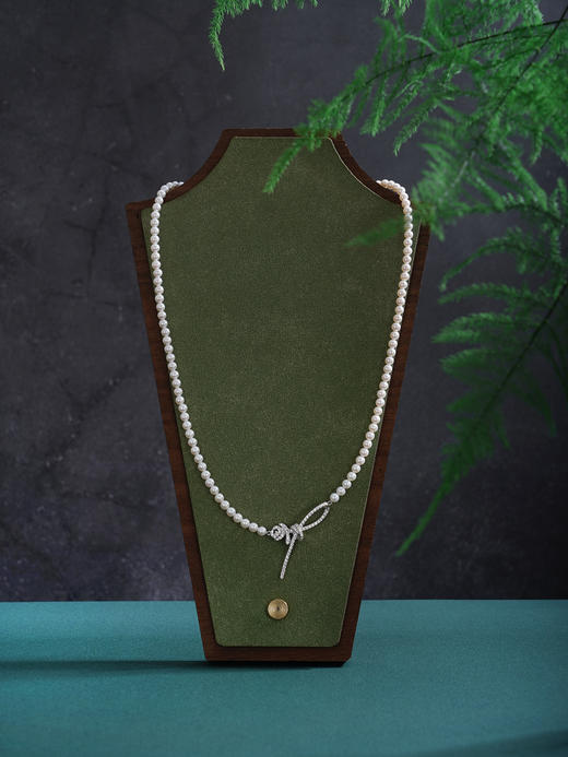 子佩集【佳人玫瑰】珍珠项链【MLTL001】3mm珠玫瑰花朵2512 商品图1