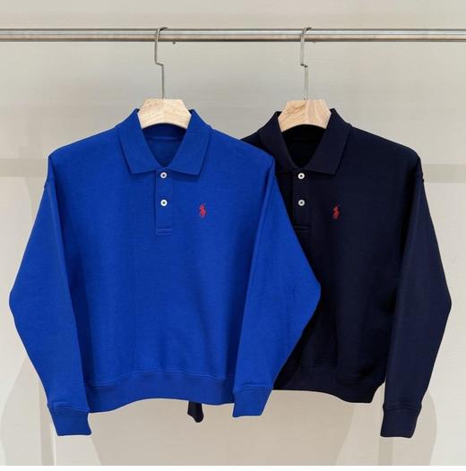 自留。吴千语同款RL拉夫*宽松版型长袖Polo衫（售后期签收3天内，不合适及时联系） 商品图0