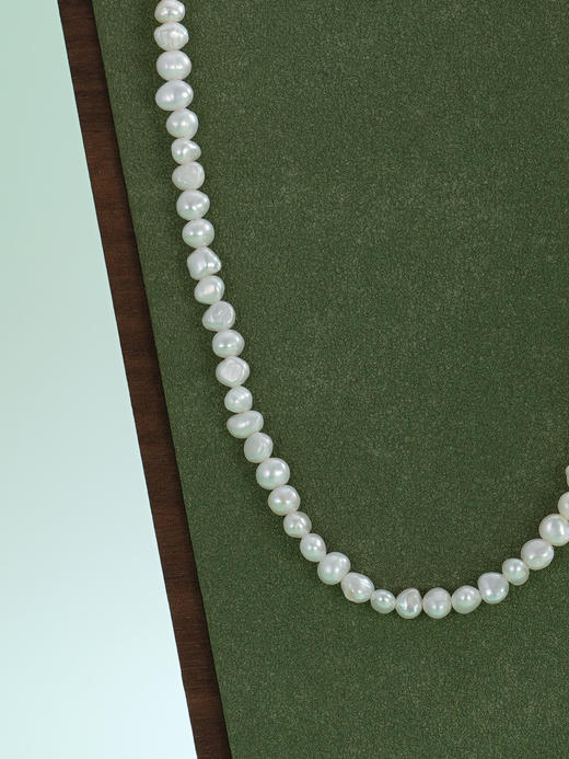 子佩集【月影涟漪】银S925珍珠项链【SGN0490001】5mm珠巴洛克2512 商品图1