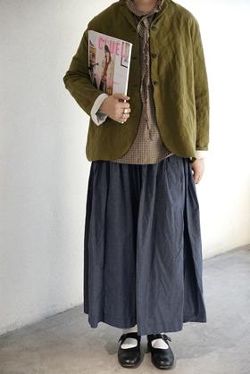 apuntob 森林绿羊毛棉休闲西装夹克