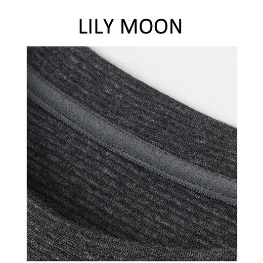 LILY MOON港风肌理感圆领宽松卫衣 商品图2