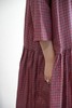 apuntob 格纹真丝连衣裙(覆盆子红格/青柠黄格) 商品缩略图5