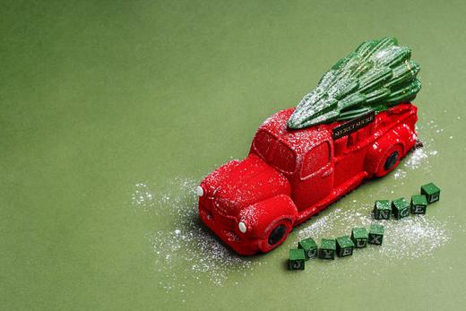 复古红皮大卡车 商品图6