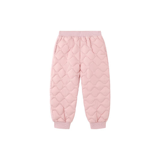 英氏儿童羽绒裤女童加厚秋冬保暖御寒防风锁温长裤宝宝户外裤 商品图4