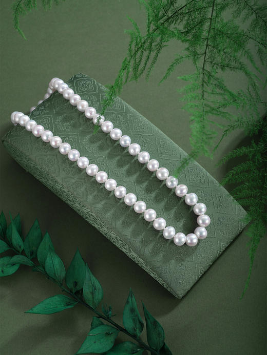 子佩集【珍珠映雪】银S925珍珠项链【MLXL002】9mm珠白2512 商品图0