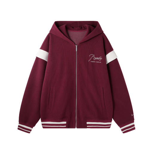 BJHG不计后果假两件卫衣男款春季潮牌美式撞色情侣连帽外套上衣女 商品图4