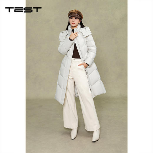 冬上新时尚修身气质保暖舒适长羽绒2254002 商品图1