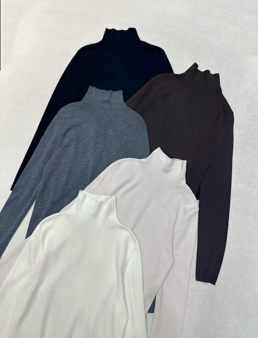 半中高领打底羊毛衫 商品图4