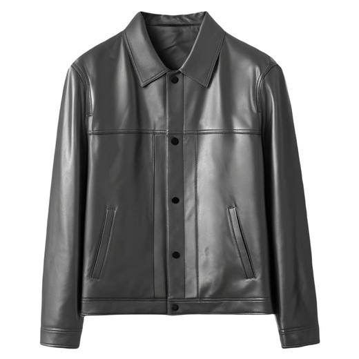 【门店同款&鹅绒】圣得西2025年冬季男士蓬松保暖羽绒皮衣
 商品图4